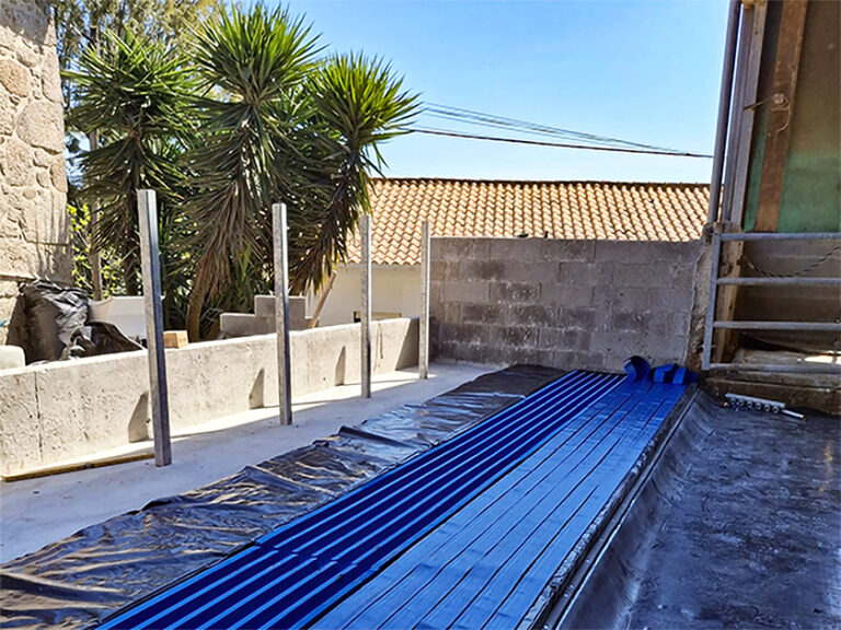 Installation des matelas Aquaclim au Portugal